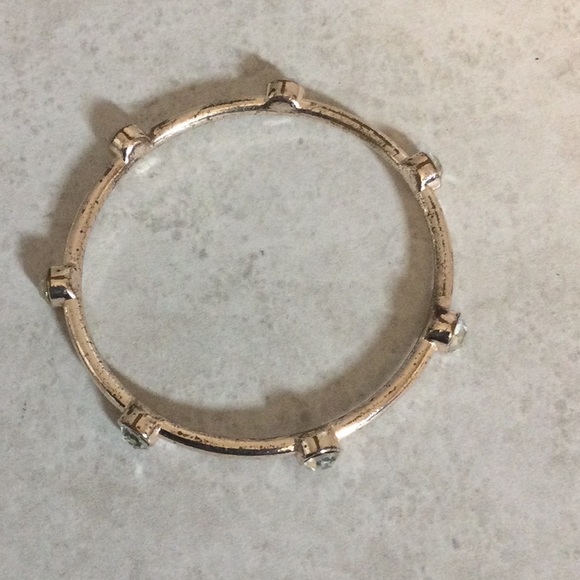 Trio silver gold copper bling bangle bracelets - Picture 5 of 6